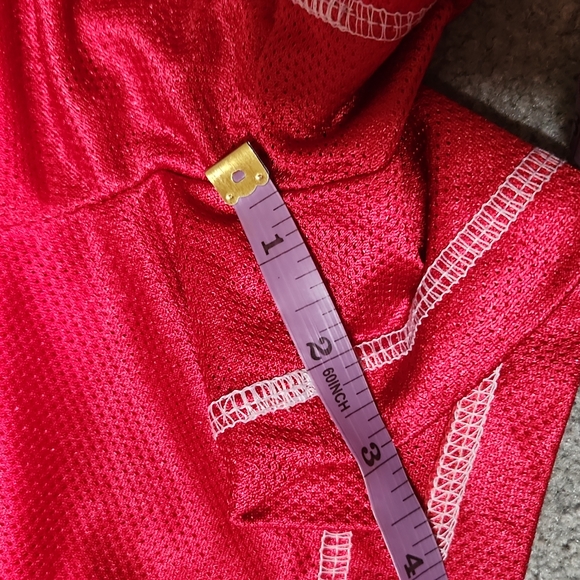 Vintage red mesh athletic shirts med - Picture 4 of 8